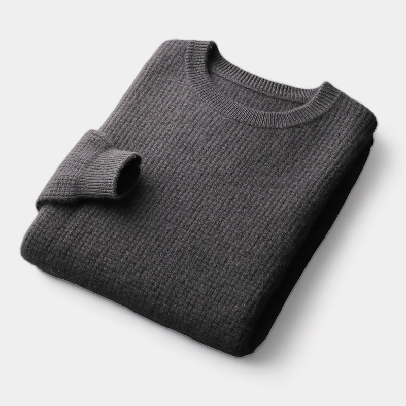 OLD MONEY Merino Wool Padded Sweater - WEAR OLD MONEY