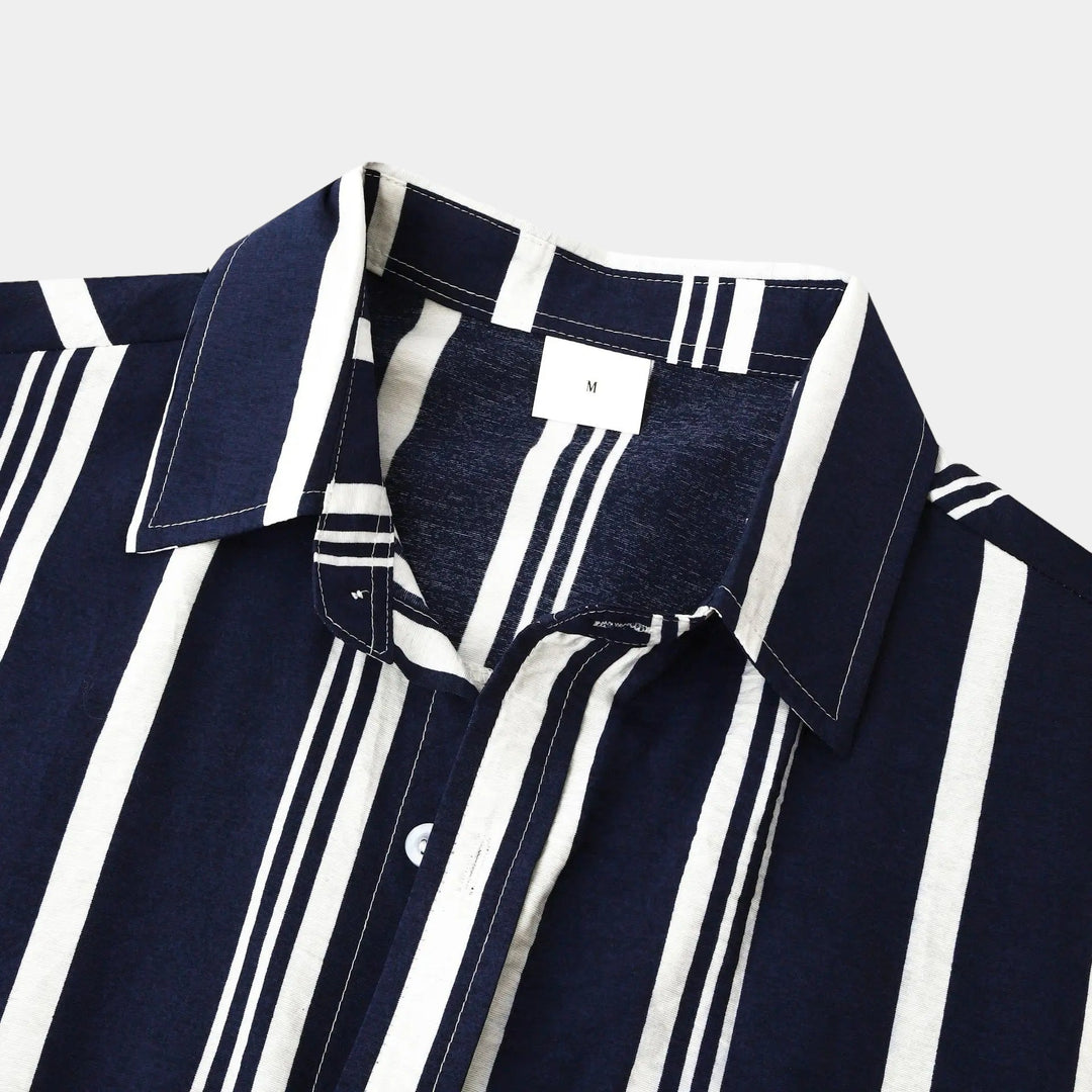 OLD MONEY Striped Shirt - WEAR OLD MONEY