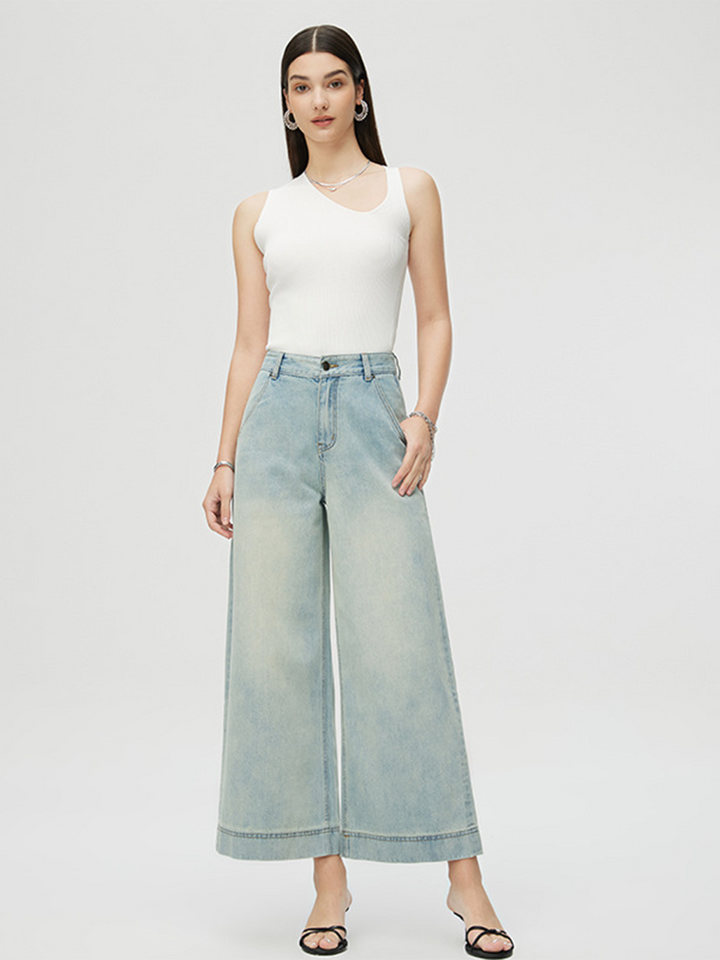 1908 Rosewood Heritage Wide-Leg Jeans