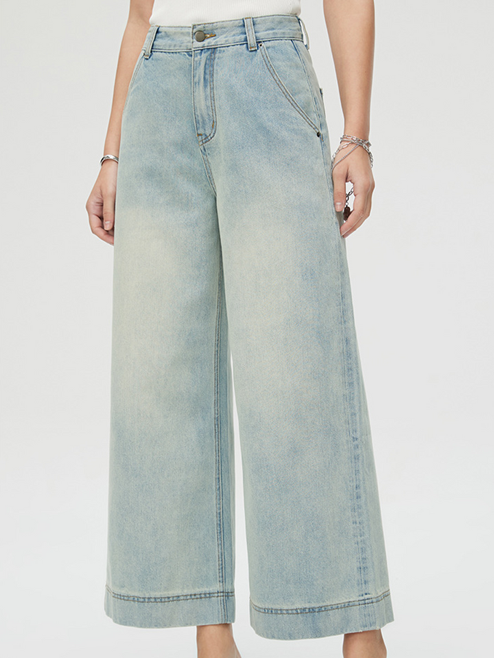 1908 Rosewood Heritage Wide-Leg Jeans