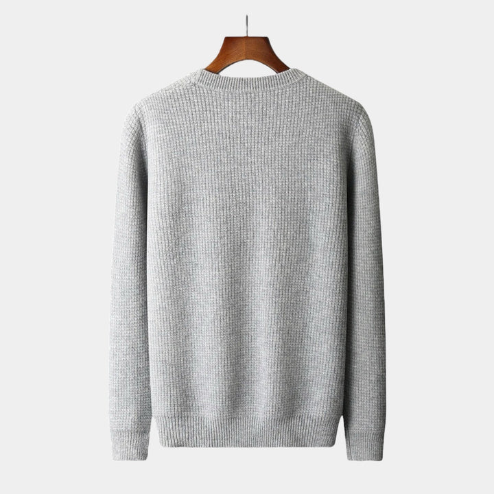 OLD MONEY Merino Wool Padded Sweater - WEAR OLD MONEY