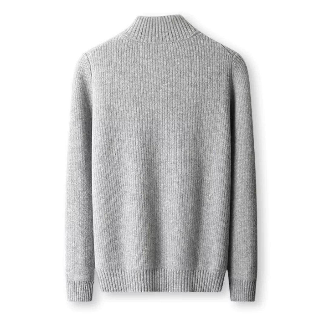 Castellan Merino Wool Zip Sweater