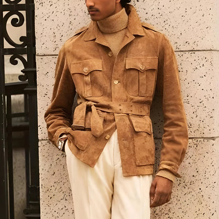 The Alderman Suede Field Jacket