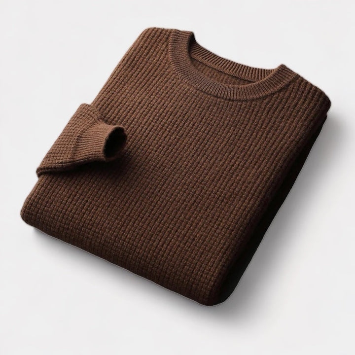 OLD MONEY Merino Wool Padded Sweater - WEAR OLD MONEY