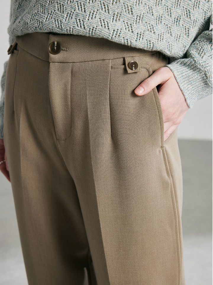 OLD MONEY Tailored Cropped Pants