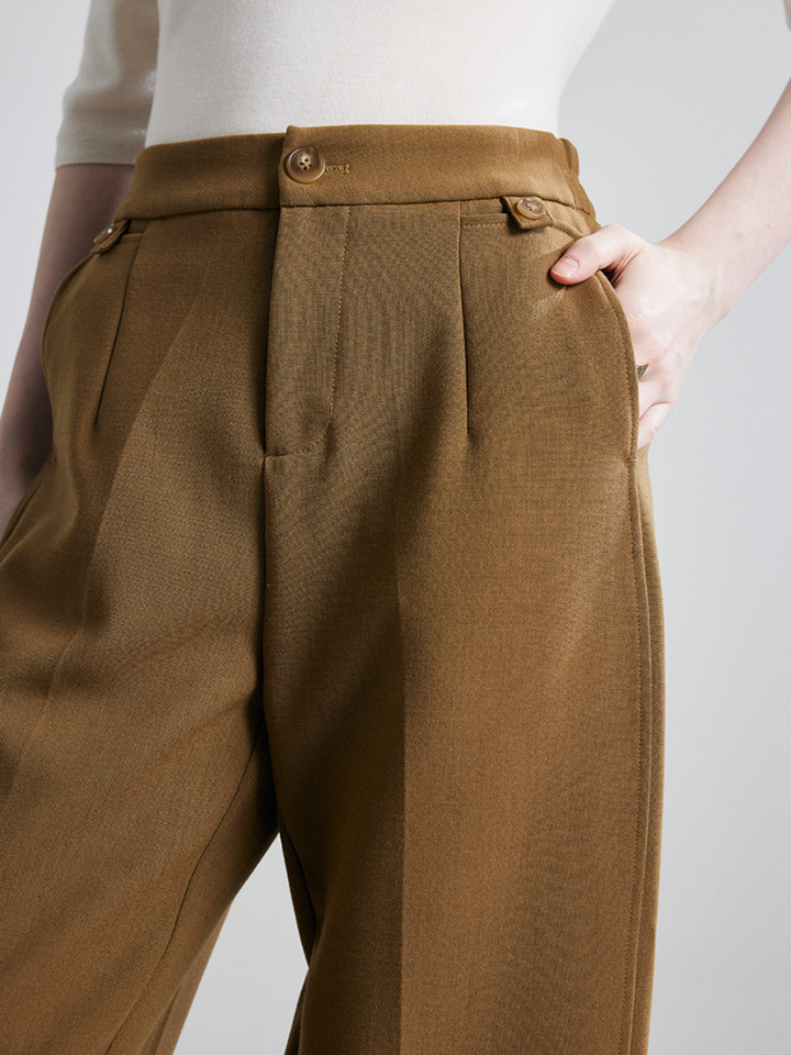 OLD MONEY Tailored Cropped Pants