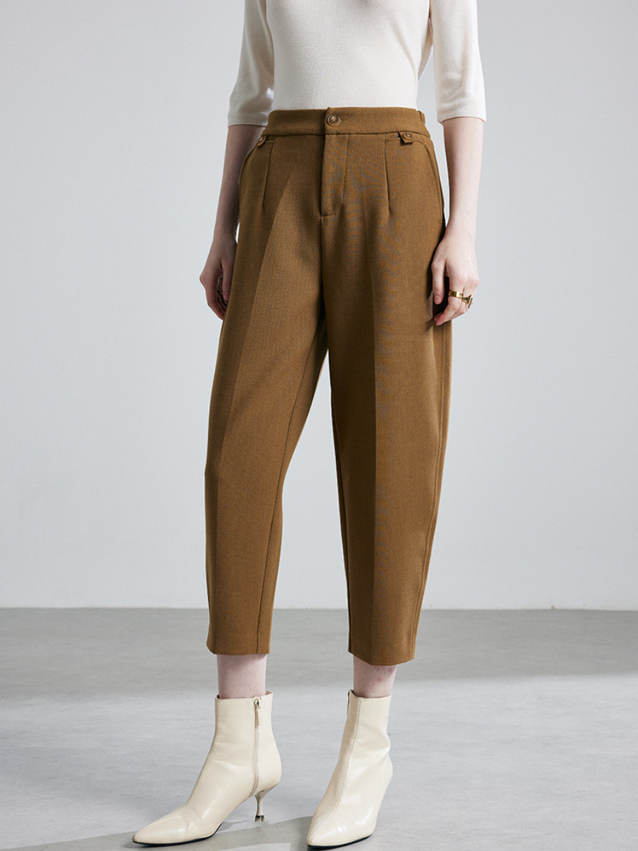 OLD MONEY Tailored Cropped Pants