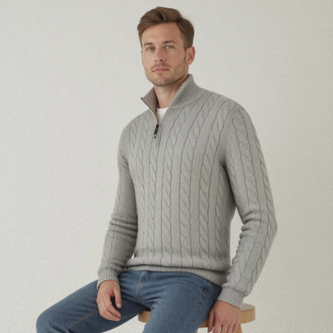 LUCA Knit Half-Zip Sweater