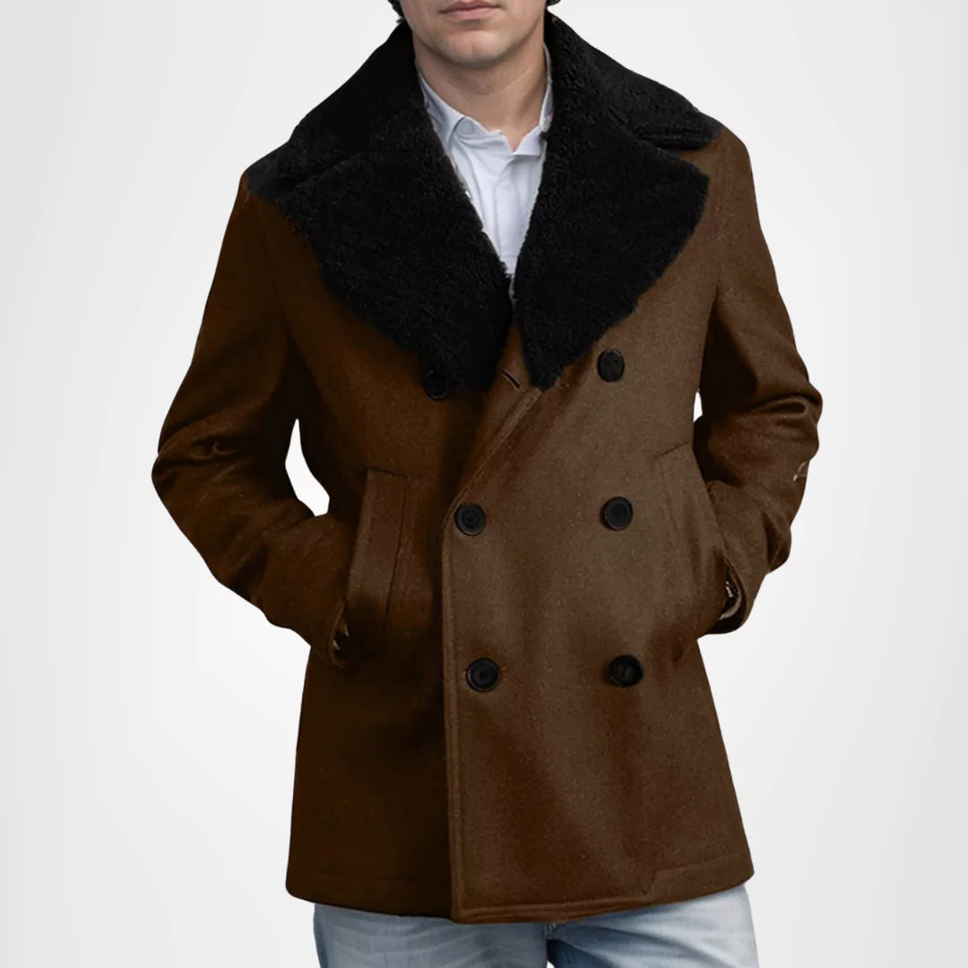 Haverford Alpaca Wool Peacoat