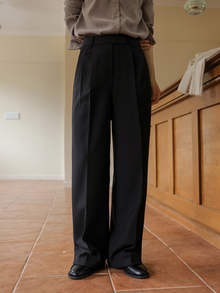 OLD MONEY Wide-Leg Trousers