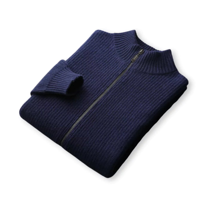 Castellan Merino Wool Zip Sweater