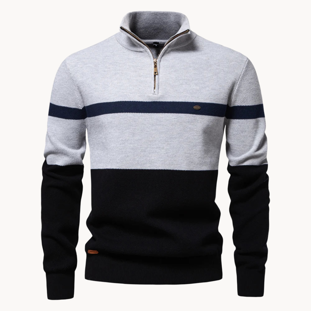 JOSHUA - QUARTER ZIP SWEATER