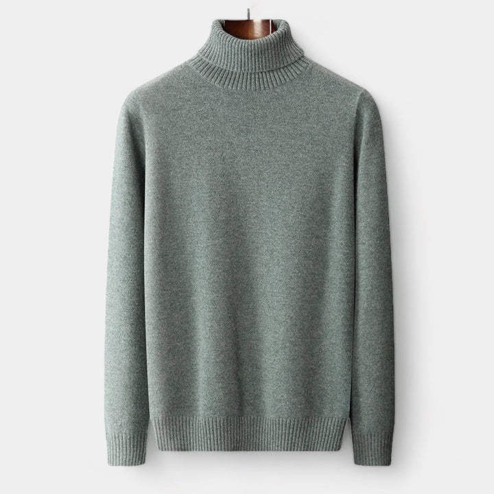 OLD MONEY Merino Wool Turtleneck Sweater - WEAR OLD MONEY