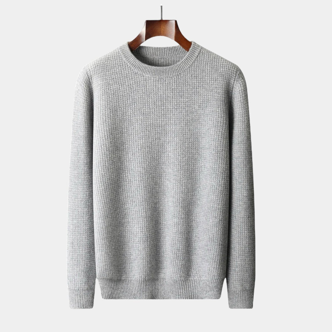 OLD MONEY Merino Wool Padded Sweater - WEAR OLD MONEY