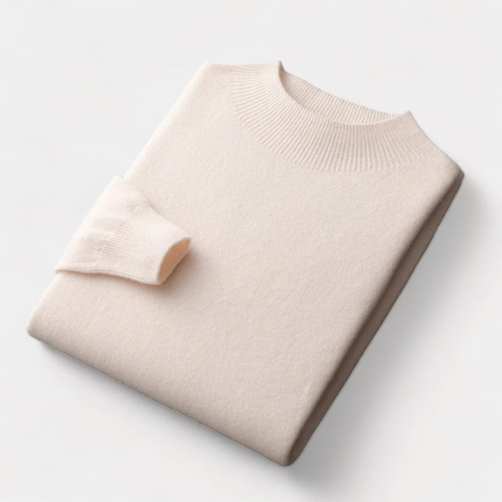 OLD MONEY Merino Wool Half Turtleneck Sweater - WEAR OLD MONEY