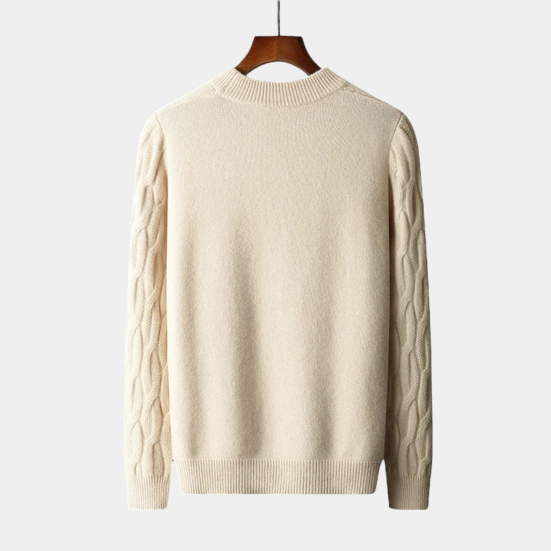 OLD MONEY Merino Wool Knitted Sweater - WEAR OLD MONEY