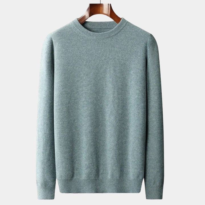 OLD MONEY Merino Wool Round Collar Sweater - WEAR OLD MONEY