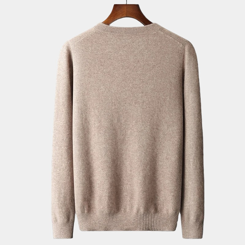 OLD MONEY Merino Wool V-Neck Sweater - WEAR OLD MONEY