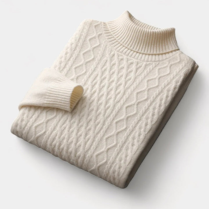 The ASHBURY Merino Wool Turtleneck Sweater