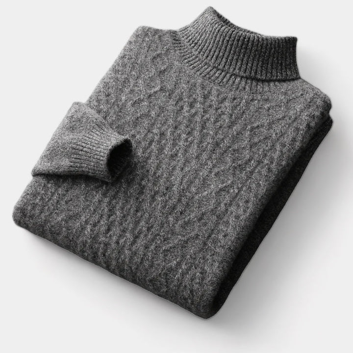 The ASHBURY Merino Wool Turtleneck Sweater