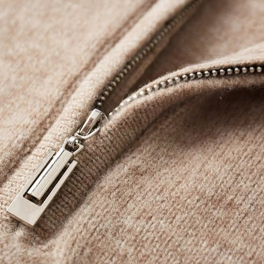 The Arundel Merino Wool Quarter-Zip Sweater