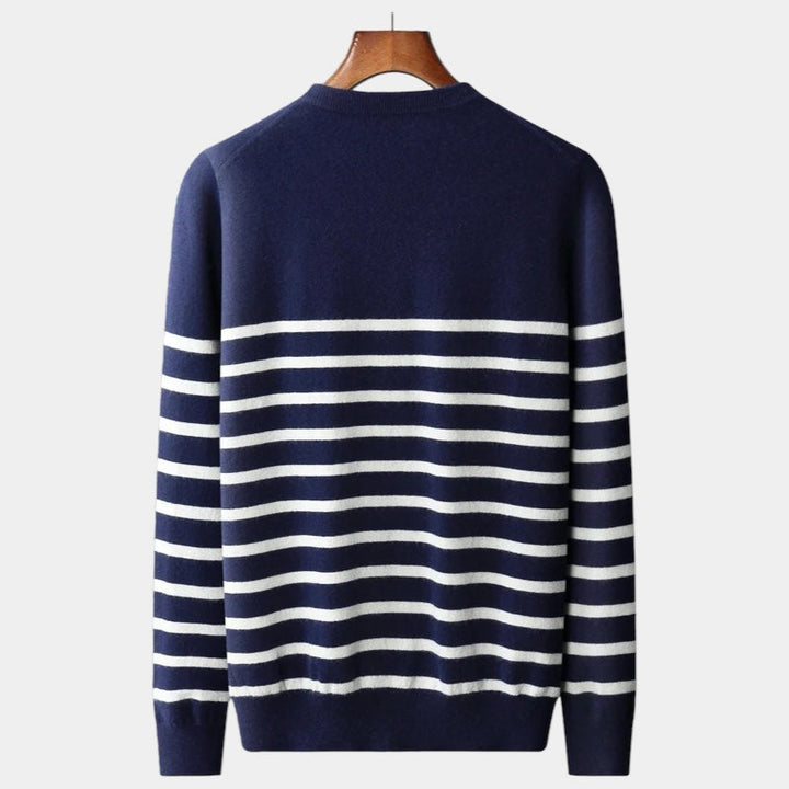 The Fairhaven Striped Merino Wool Sweater