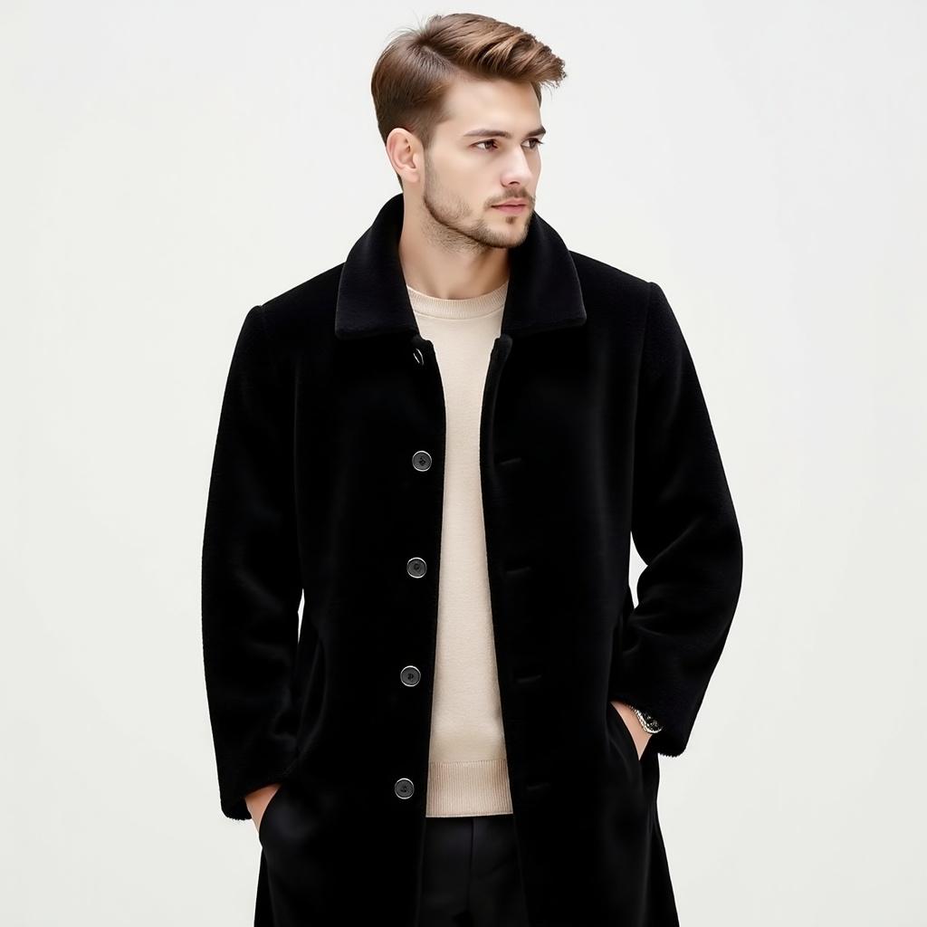 The MARQUIS Shearling Coat