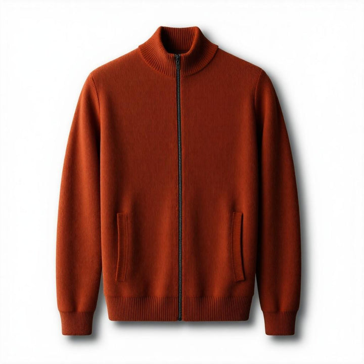 Castellan Merino Wool Zip Sweater