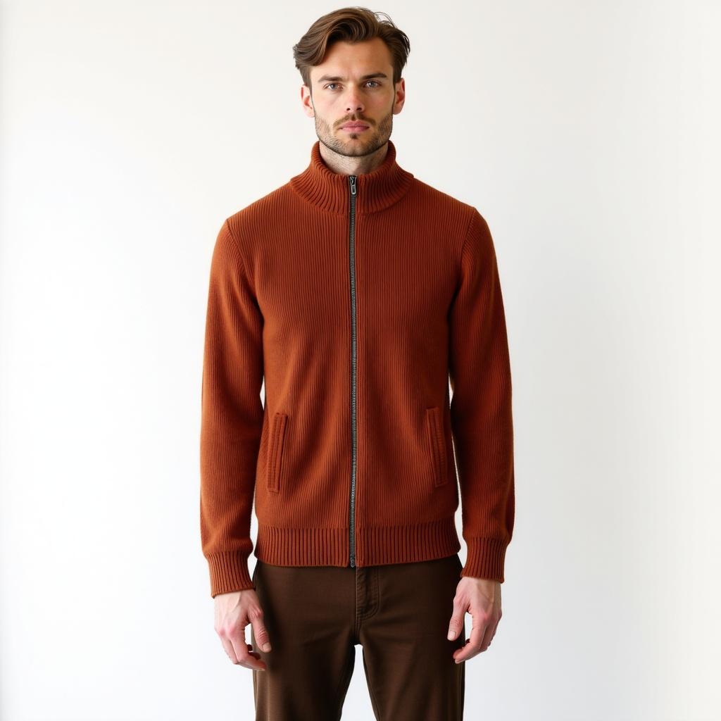 Castellan Merino Wool Zip Sweater